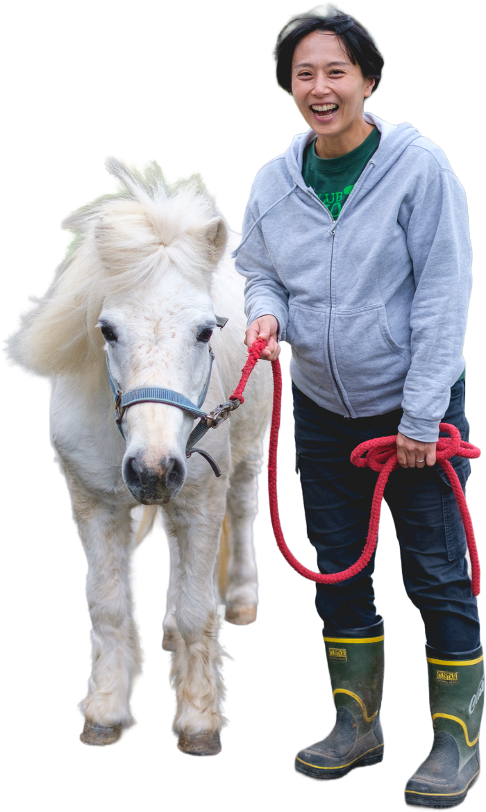 副校長 さとちゃん/馬のさくら